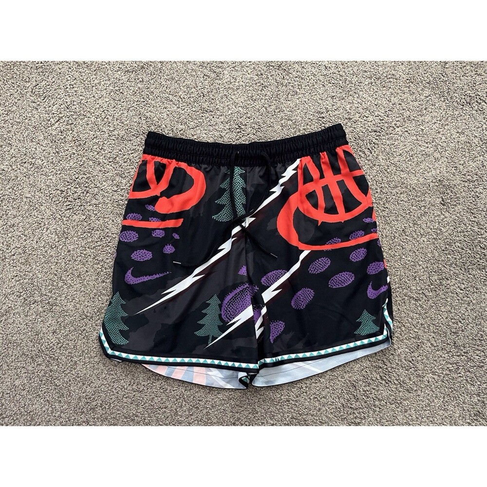Nike Dri-FIT Graphic Basketball Shorts Graffiti Print Black Men’s Size XL